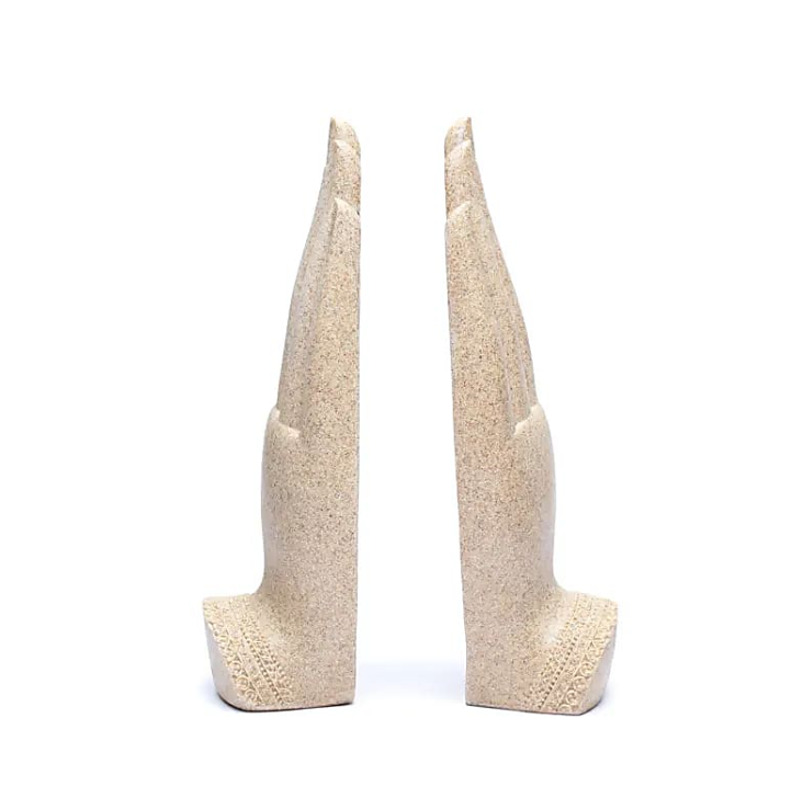 Estatuilla Namasté Mudra Manos con Buda