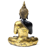 Estatua de Buda en Mudra de Oración Vestido de Loto