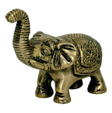 Estatuilla de Elefante de Suerte de Latón