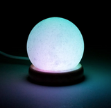 Mini Lámpara de Sal Esfera - 450 gr - LED
