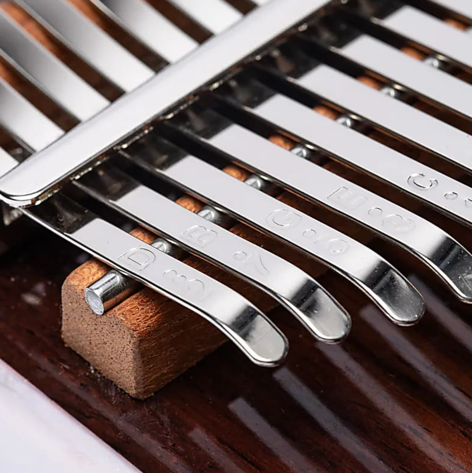 Kalimba de 21 Tallas de Palo de Rosa en Do Mayor