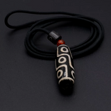 Colgante de Agate Dzi con 9 Ojos
