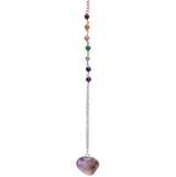 Reloj de Cuarzo de Ambar con Collar de 7 Chakras