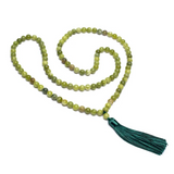 Mala de 108 Perlas de Jade Verde