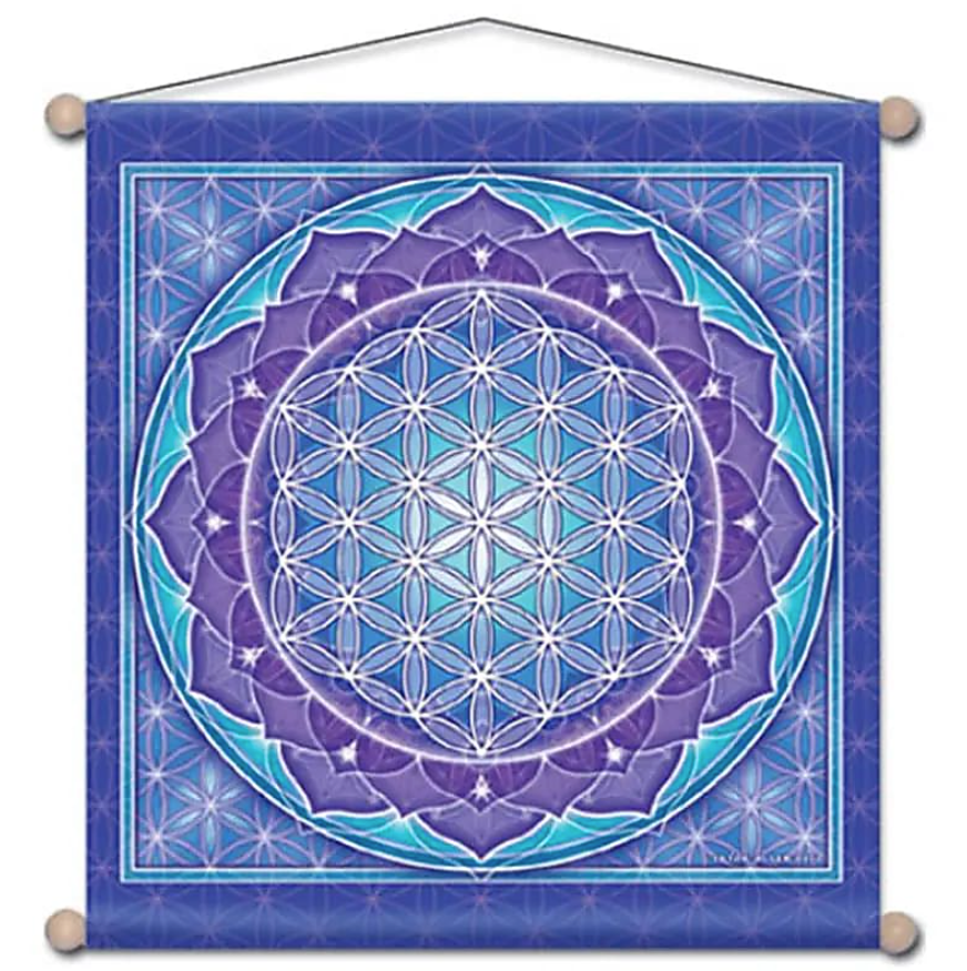 Banderola de Meditación Flor de la Vida
