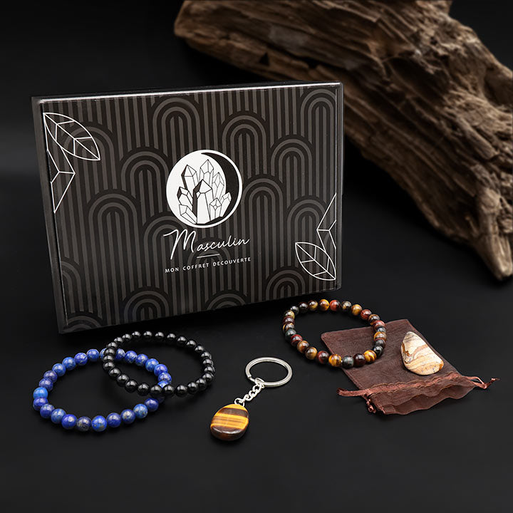 Caja de Descubrimiento Masculina – Fuerza, Protección y Dominio - Mundo Tibet