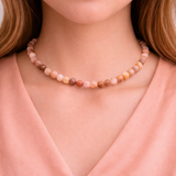 Collier Lueur Lunaire – Pierre de Lune - univers tibet