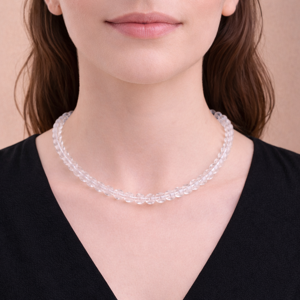 Collier Lumière Pure – Cristal de Roche