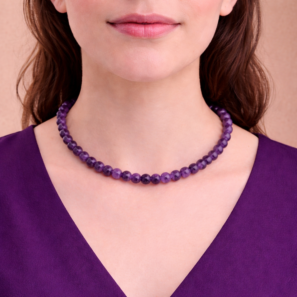 Collier Sérénité Spirituelle – Améthyste