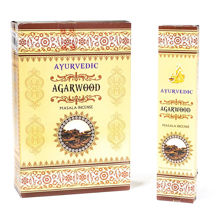 Mezcla de incienso ayurvédico premium – Agarwood - Mundo Tibet