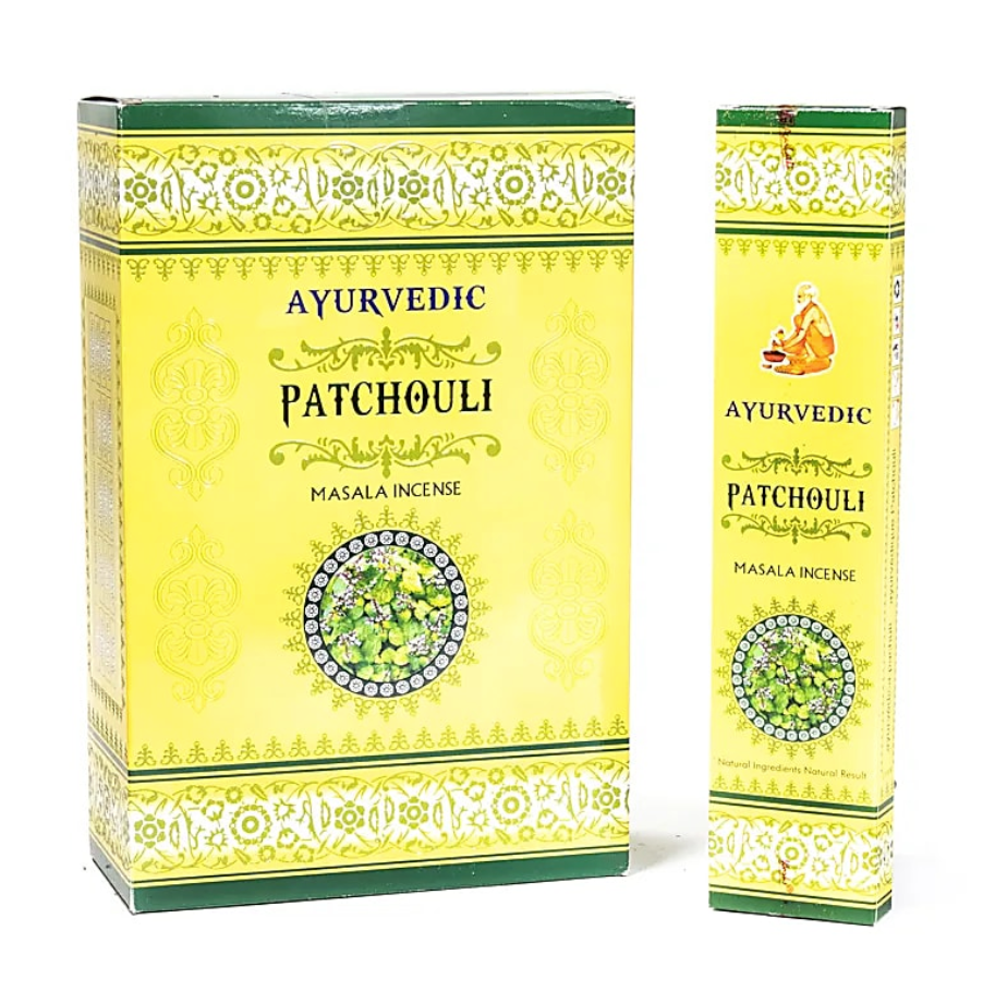 Incenso Ayurvédico Premium Masala – Patchouli - Mundo Tibet