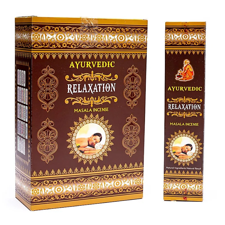 Mezcla de incienso ayurvédico premium – Relajación - Mundo Tibet