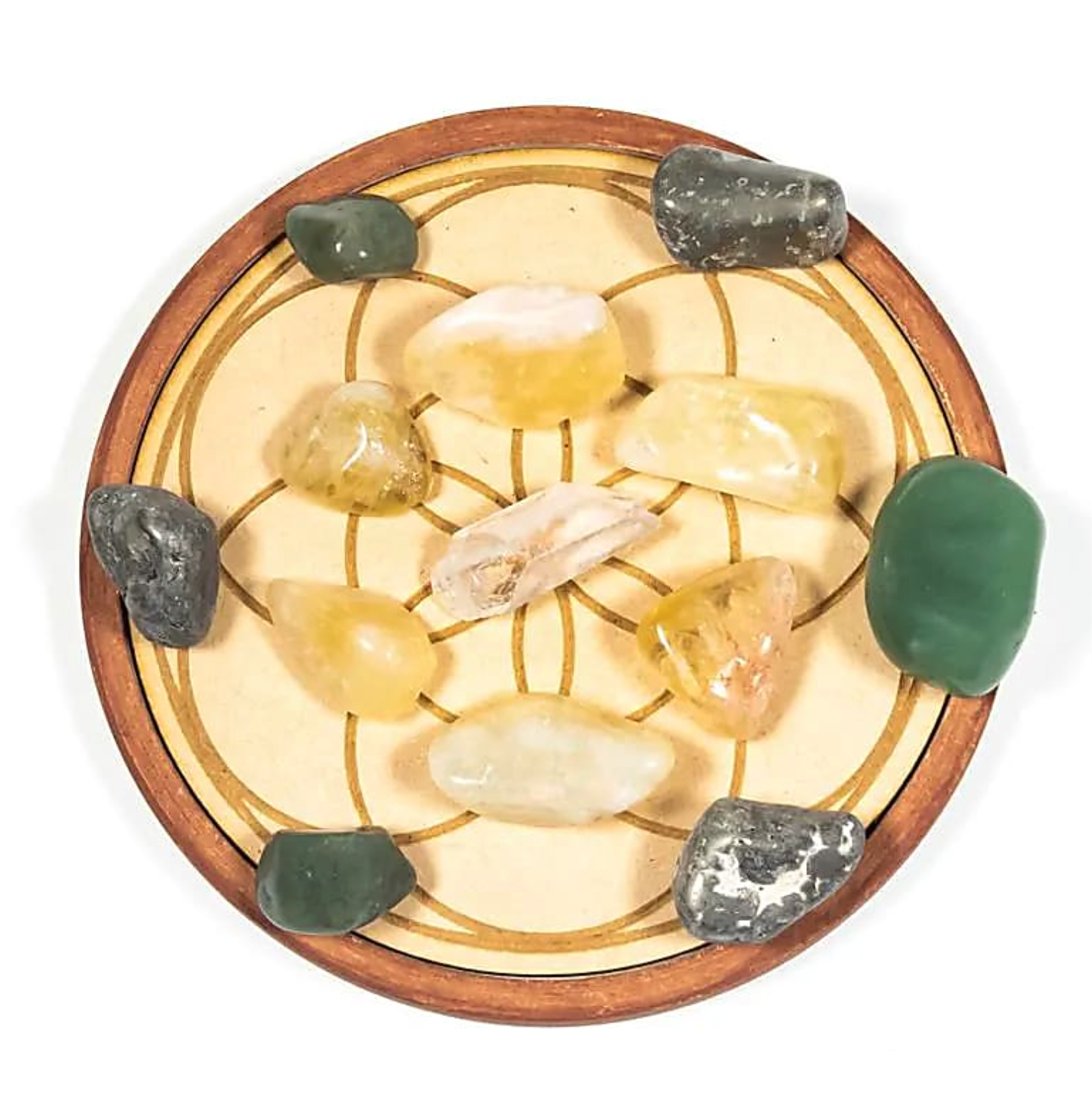 Grilla de Cristal Prospeidad Dorada - Mundo Tibet