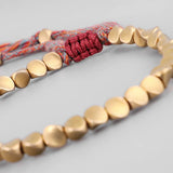 Pulsera de Buena Suerte con Perlas de Cobre
