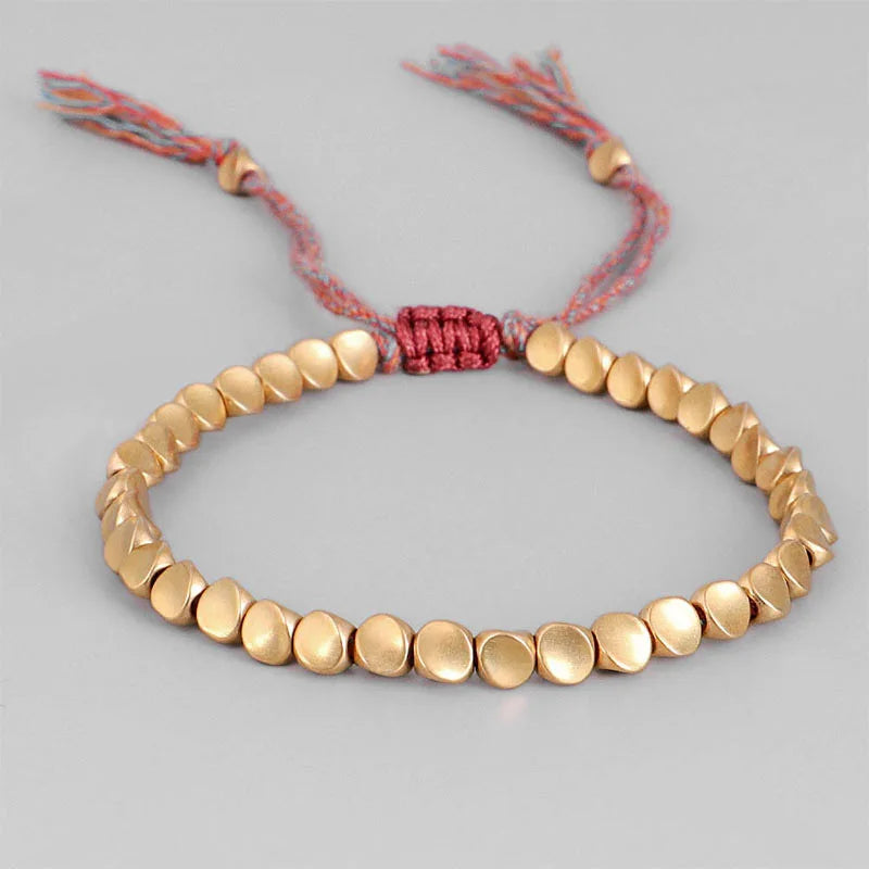 pulsera tibetana de cobre, buena suerte - Mundo Tibet