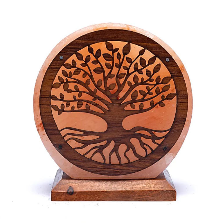 Lámpara de Sal Árbol de la Vida - Mundo Tibet