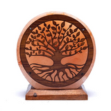 Lámpara de Sal Árbol de la Vida - Mundo Tibet