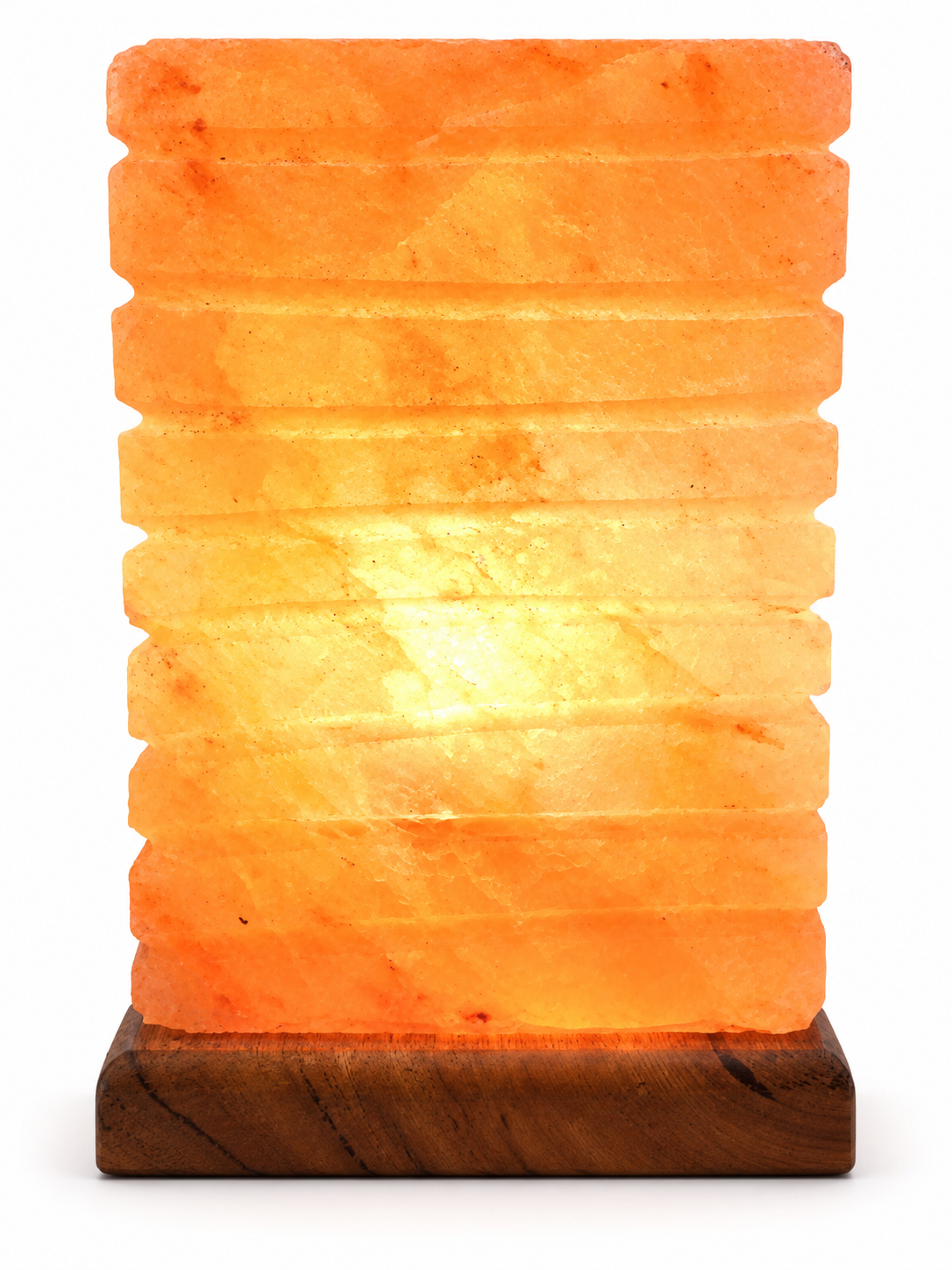 Lampe de Sel Carrée Striée - 5 Kg - univers tibet