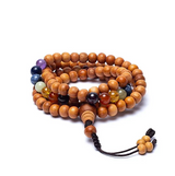 Collar Mala Chakrra Kadam de 108 cuentas - Mundo Tibet