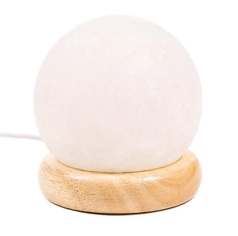Mini lámpara de sal esfera - Mundo Tibet