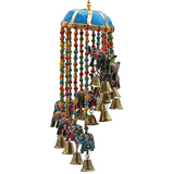 Elefante de mano con cascabeles – Decoración espiritual y de buena suerte - Mundo Tibet