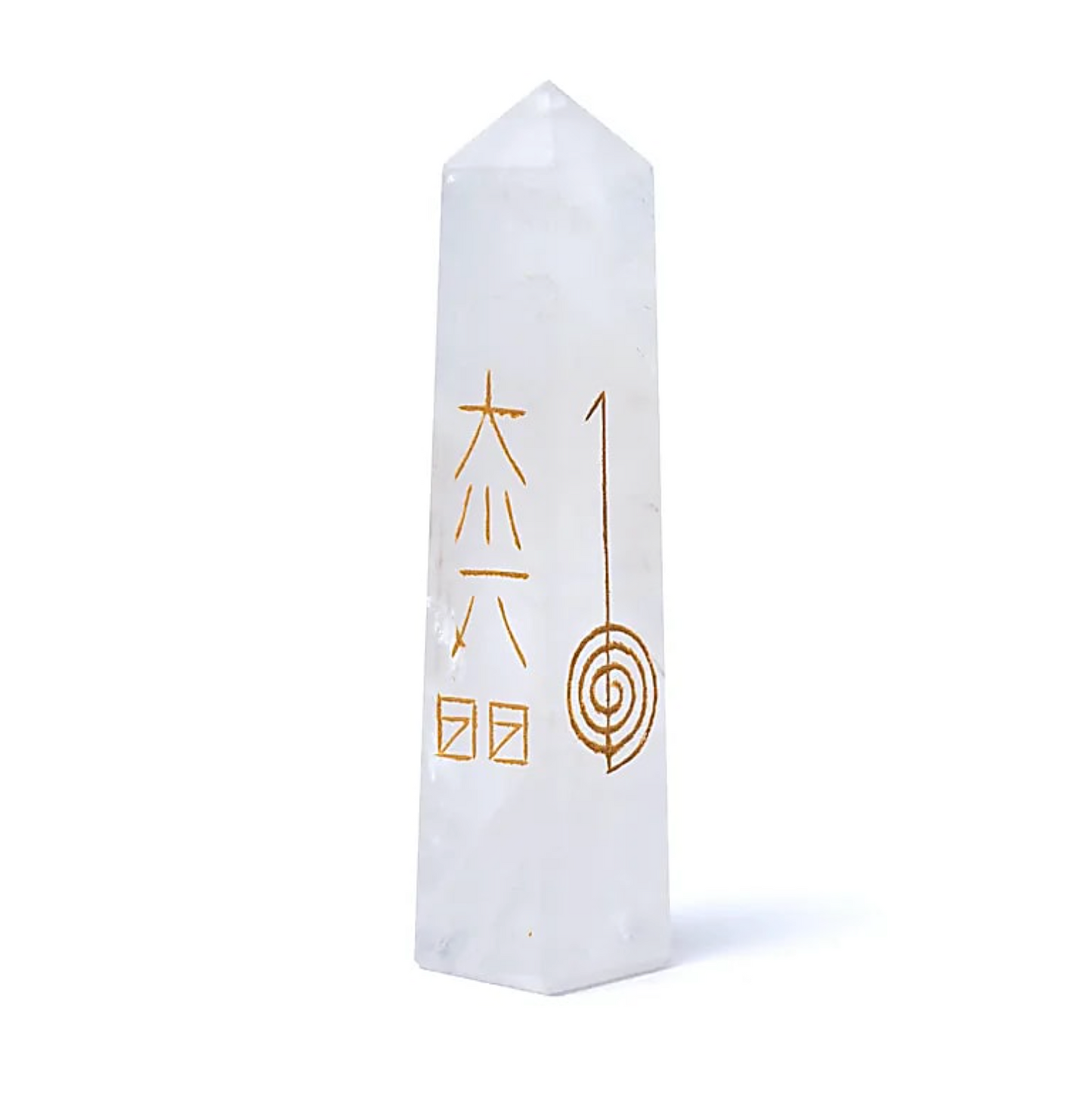Obelisco de Reiki en Cristal de Roca - Mundo Tibet