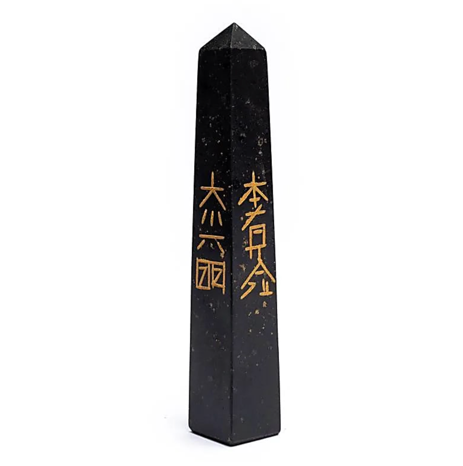Obelisco de Reiki de Turmalina Negra - Mundo Tibet