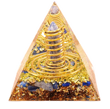 Pirámide de Orgonita – Lápiz Lazuli – Mundo Tibet