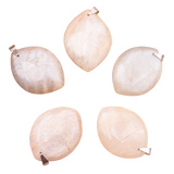 Colgante Elyna – Piedra de Luna Beige, Piedra Plana de Forma Libre - Mundo Tibet