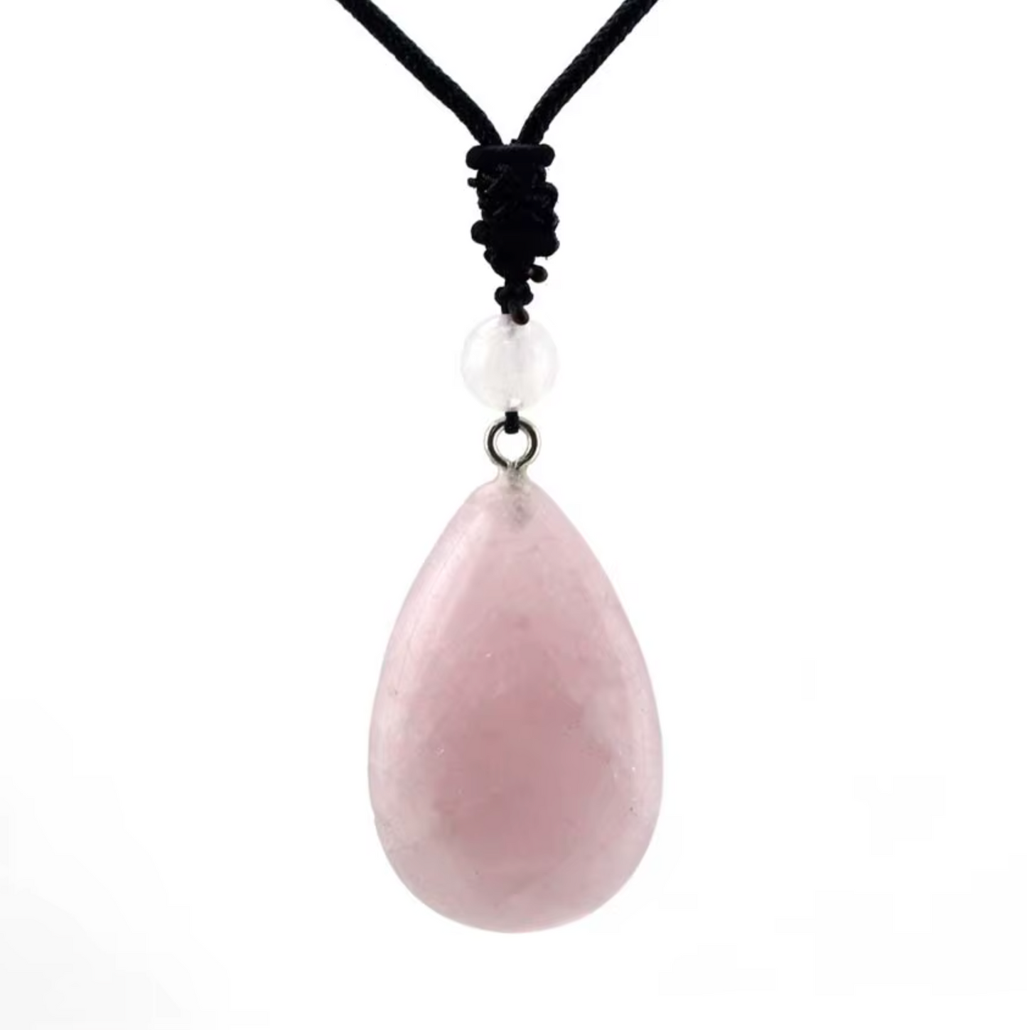 Colgante de cuarzo rosa - Mundo Tibet