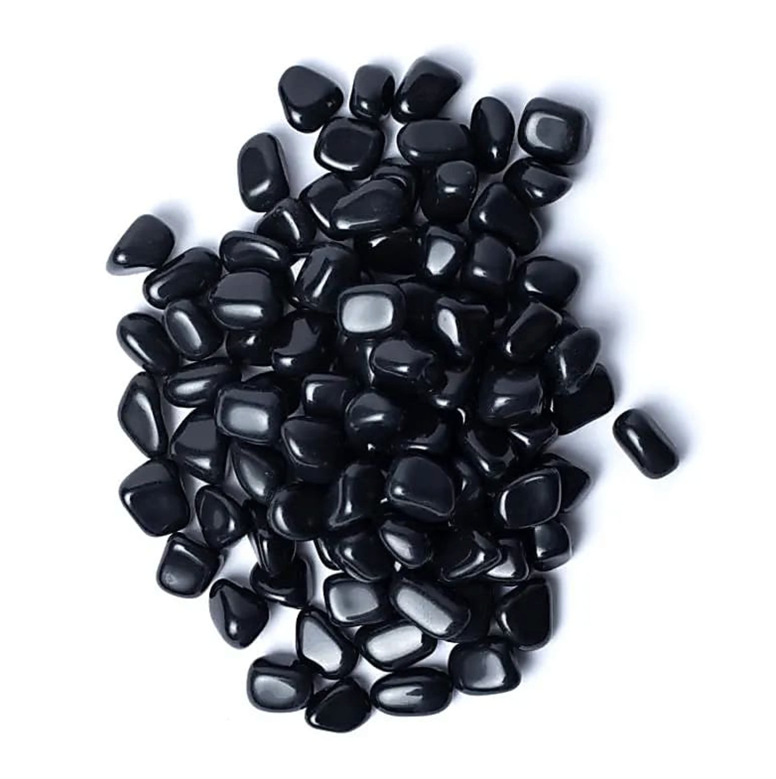 Piedras pulidas de agata negra – 1000 gr - Mundo Tibet