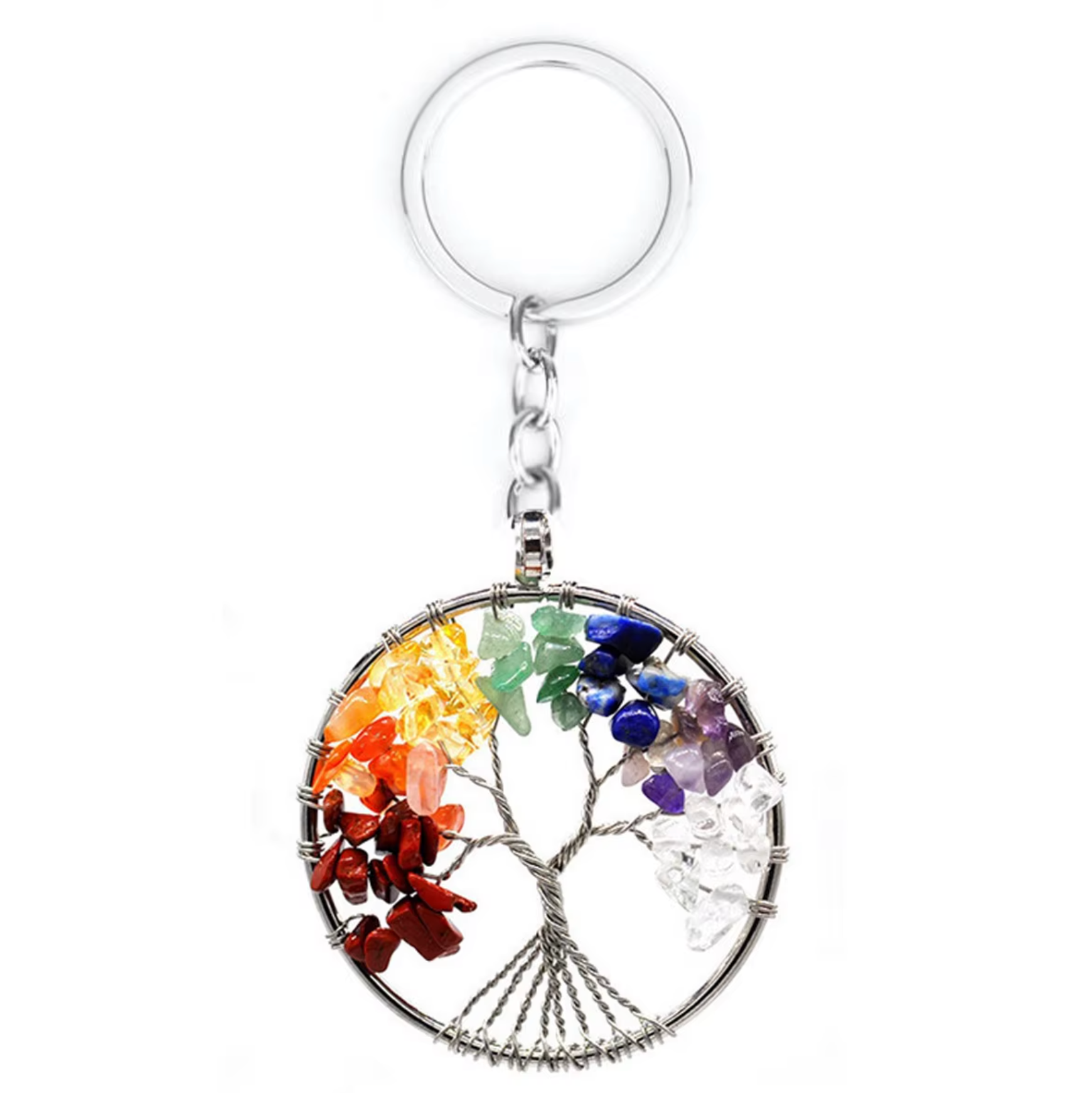 Llavero Árbol de la Vida de Cristal - Mundo Tibet