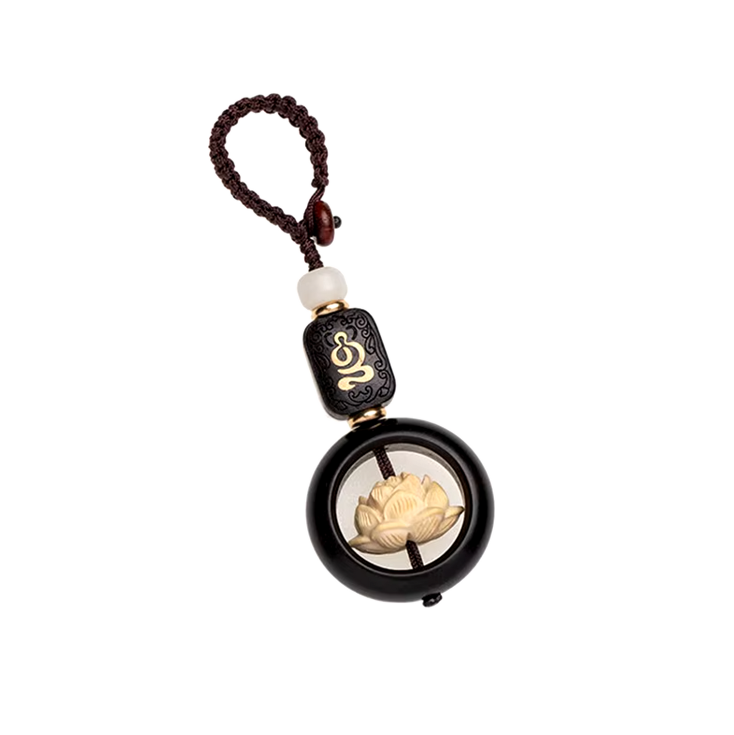 Llave con forma de flor de loto budista - Mundo Tibet