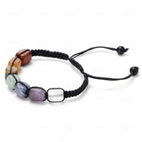 Pulsera de 7 Chakras con Piedras Roladas