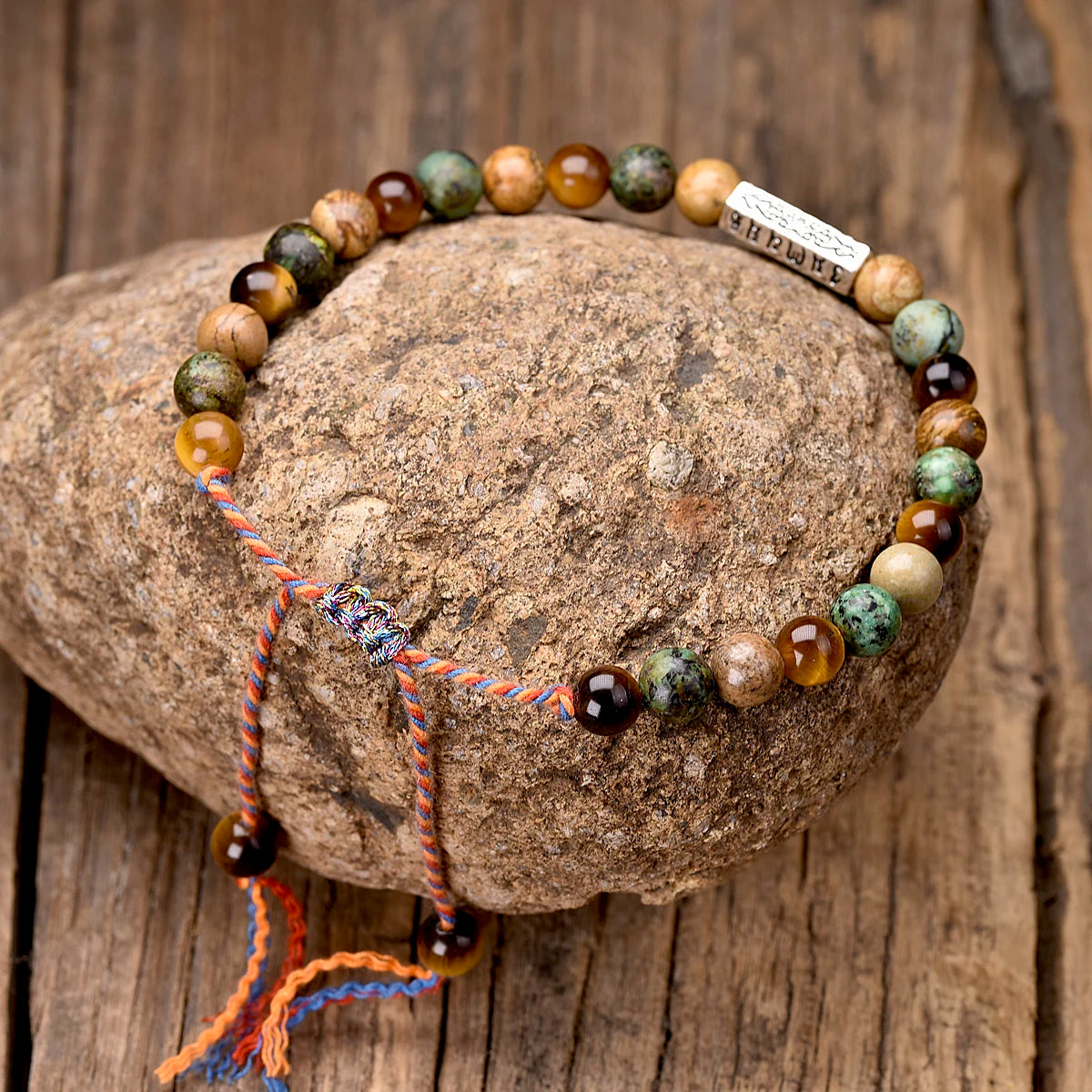 Pulsera Mantra - Ojo de Tigre