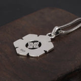 Colgante Mantra Om Plata 925