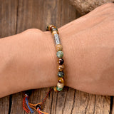 Pulsera Mantra - Ojo de Tigre