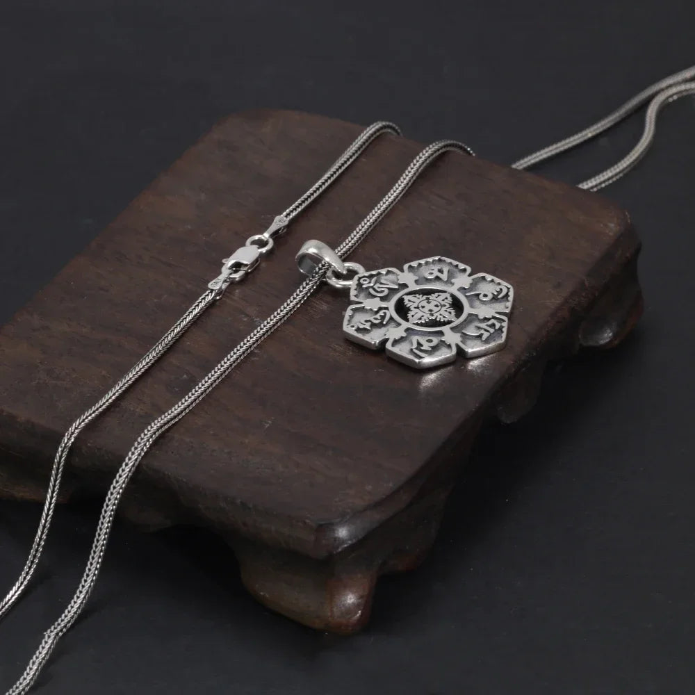 Colgante Mantra Om Plata 925