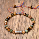 Pulsera Mantra - Ojo de Tigre