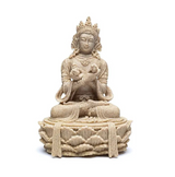 Estatua de Buda con campana y dorje - Mundo Tibet