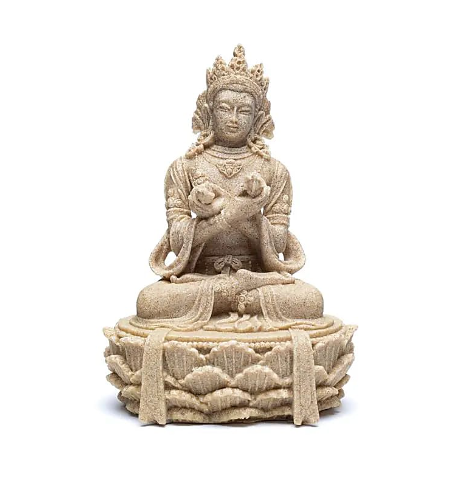 Estatua de Buda con campana y dorje - Mundo Tibet