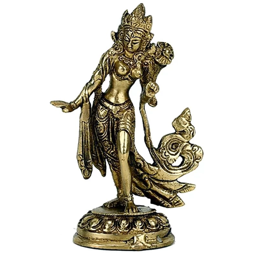 Estatuilla de Tara Verde Danzante - Mundo Tibet