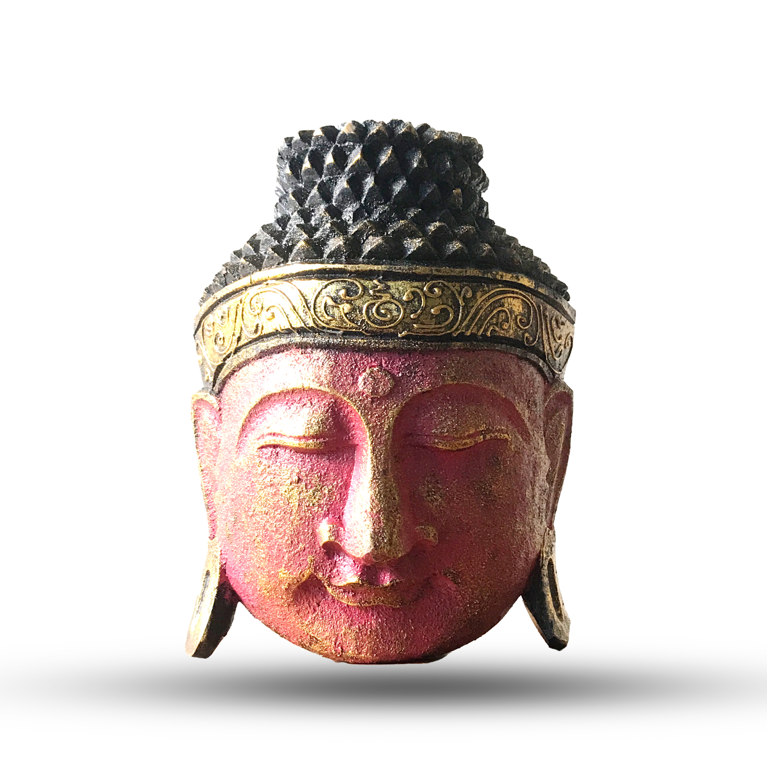 Cabeza de Buda roja - Mundo Tibet