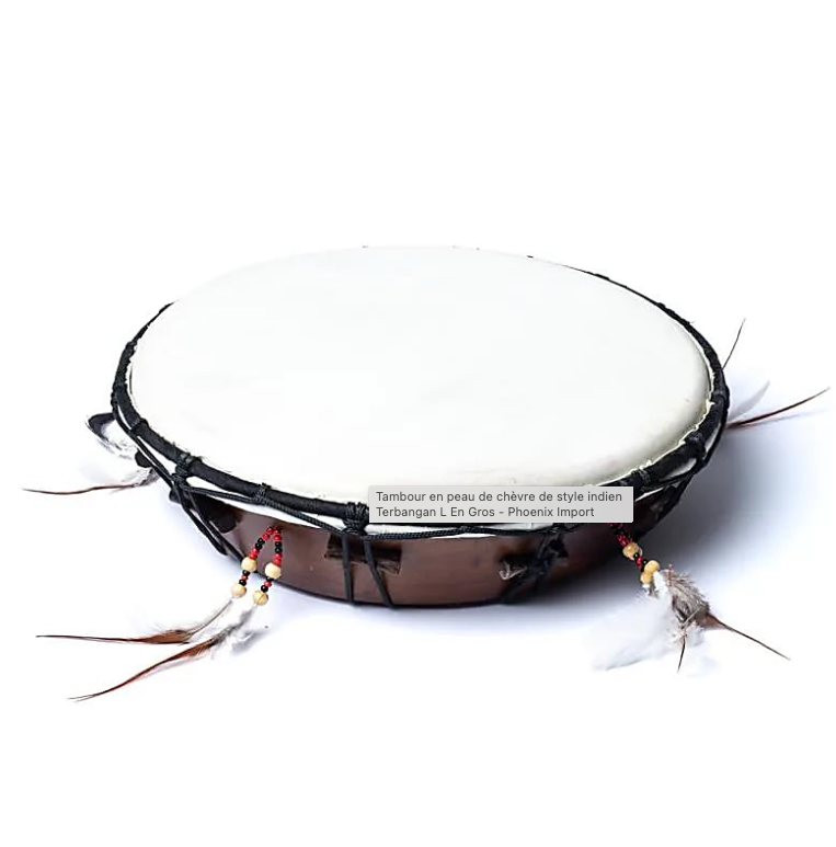 Tambor de piel de cabra estilo Terbangan - Mundo Tibet