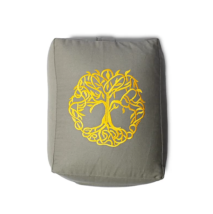 Almohadilla de Yoga Rectangular Árbol de la Vida - Mundo Tibet