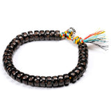 Pulsera tibetana - Perlas talladas-Mundo Tibet