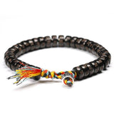 Pulsera tibetana - Perlas talladas-Mundo Tibet