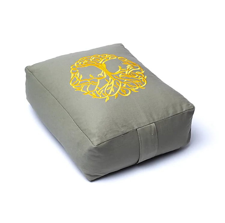 Almohadilla de Yoga Rectangular Árbol de la Vida - Mundo Tibet