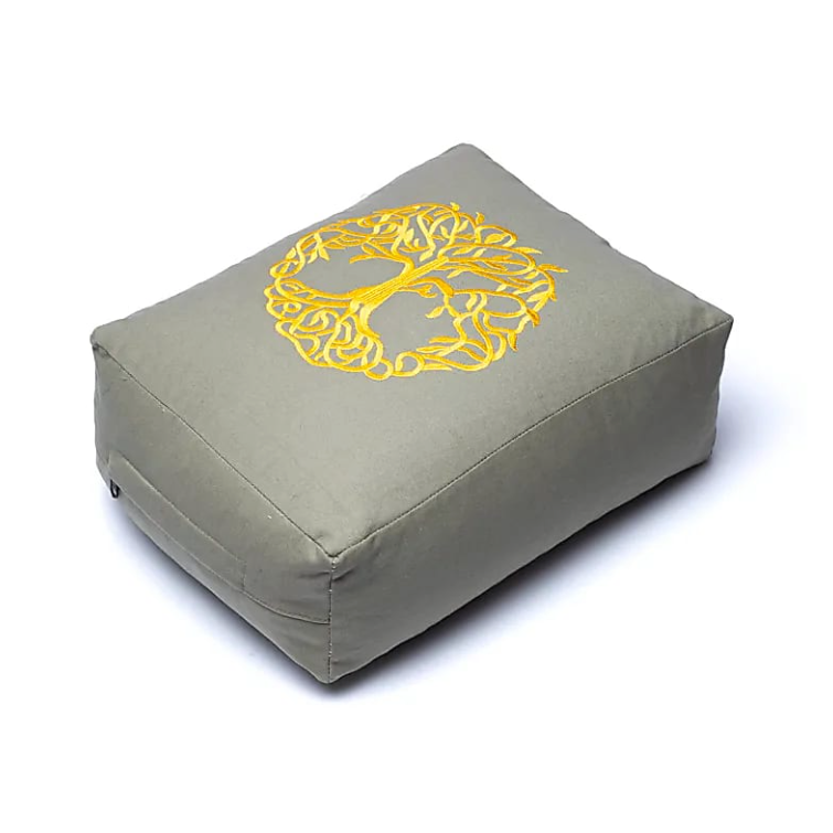 Almohadilla de Yoga Rectangular Árbol de la Vida - Mundo Tibet