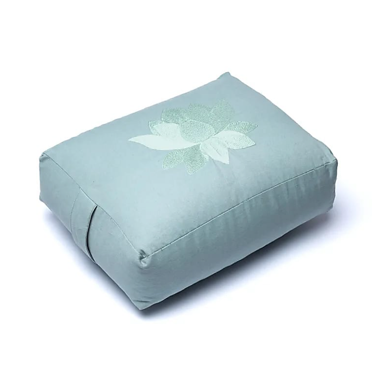 Almohadilla de Yoga Rectangular Lotus – Algodón Orgánico - Mundo Tibet